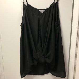 Naked Zebra - Knot Front Tank Blouse